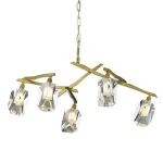 Подвесной светильник DeLight Collection 68051 P68051-5 gold Цвет арматуры золото Цвет плафонов прозрачный от ImperiumLoft