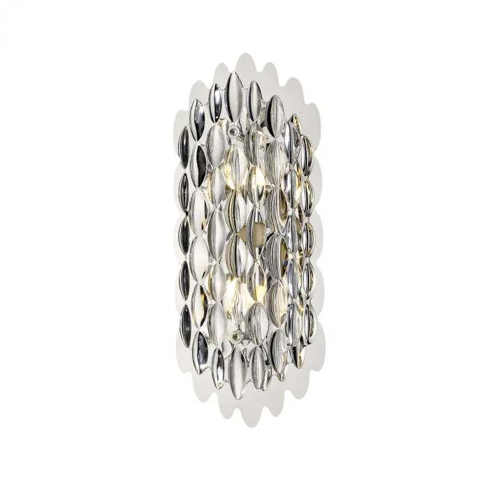 Накладной светильник DeLight Collection 68067 W68067-2 clear Цвет арматуры серебро Цвет плафонов прозрачный от ImperiumLoft