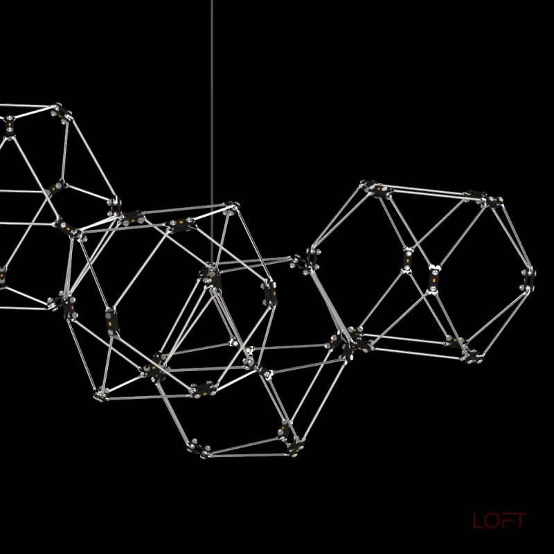 Подвесной светильник Lucciola 14A chrome