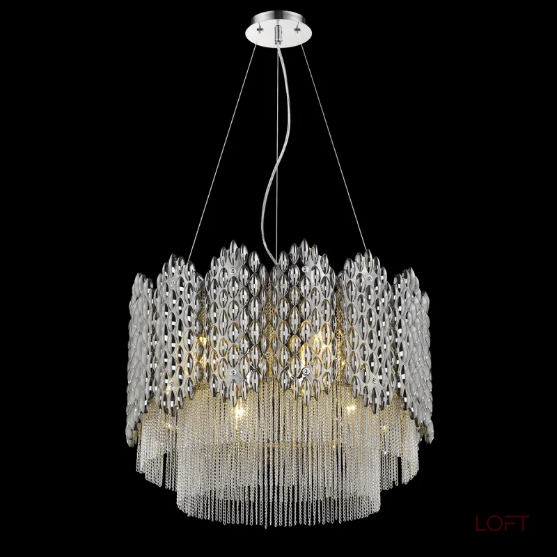 Подвесная люстра DeLight Collection 68067 P68067-8 smoke Подвесная люстра DeLight Collection 68067 P68067-8 smoke