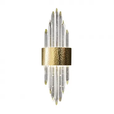 Накладной светильник DeLight Collection Aspen W98021M brushed brass Цвет арматуры латунь Цвет плафонов прозрачный от ImperiumLoft