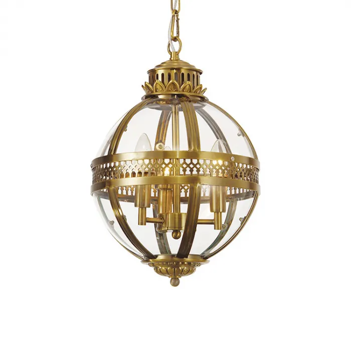 Подвесной светильник DeLight Collection Residential KM0115P-3S brass от ImperiumLoft