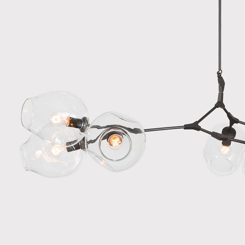 Люстра на штанге DeLight Collection Bubble KG0579P-7 clear Люстра на штанге DeLight Collection Bubble KG0579P-7 clear