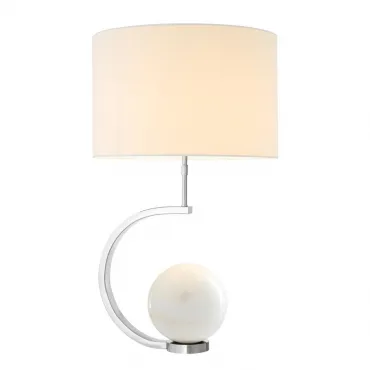 Настольная лампа декоративная DeLight Collection Luigi KM0762T-1 nickel от ImperiumLoft