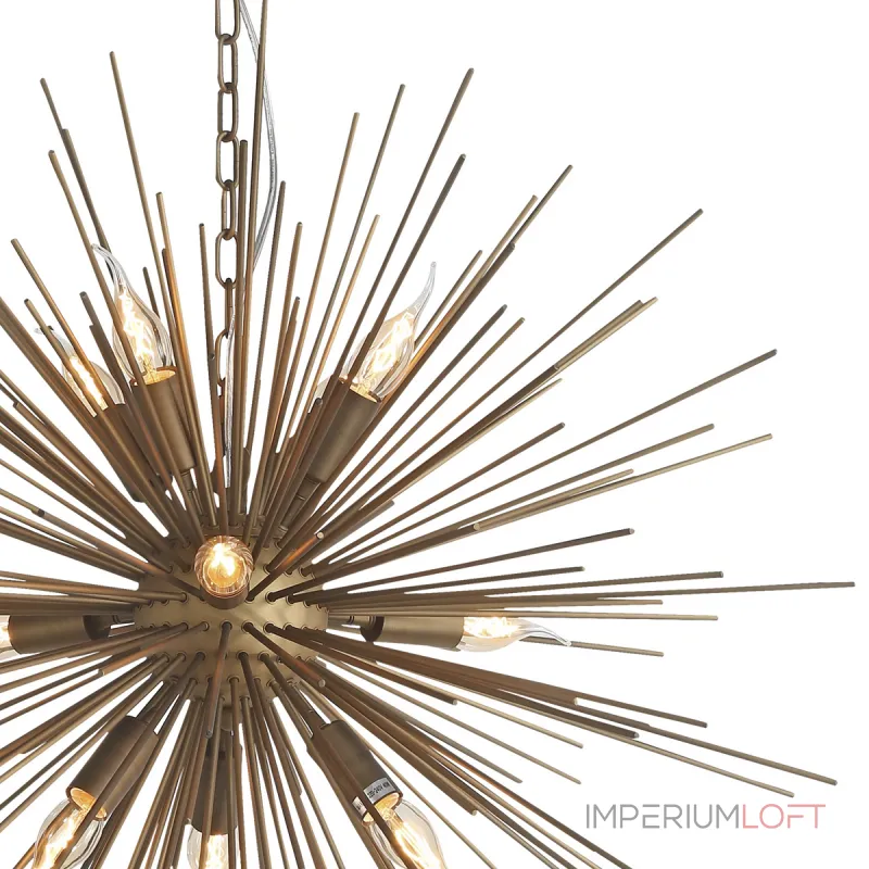 Подвесная люстра Boivin 10 brass