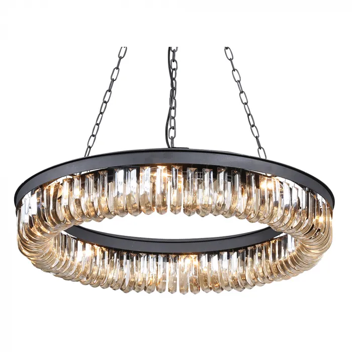 Подвесной светильник DeLight Collection Crystal Black KR0295P-8 black от ImperiumLoft