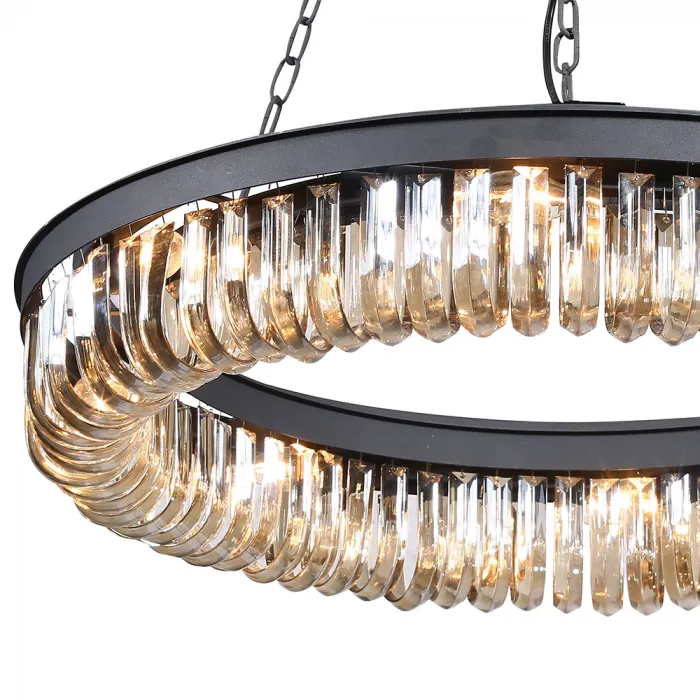 Подвесной светильник DeLight Collection Crystal Black KR0295P-8 black от ImperiumLoft