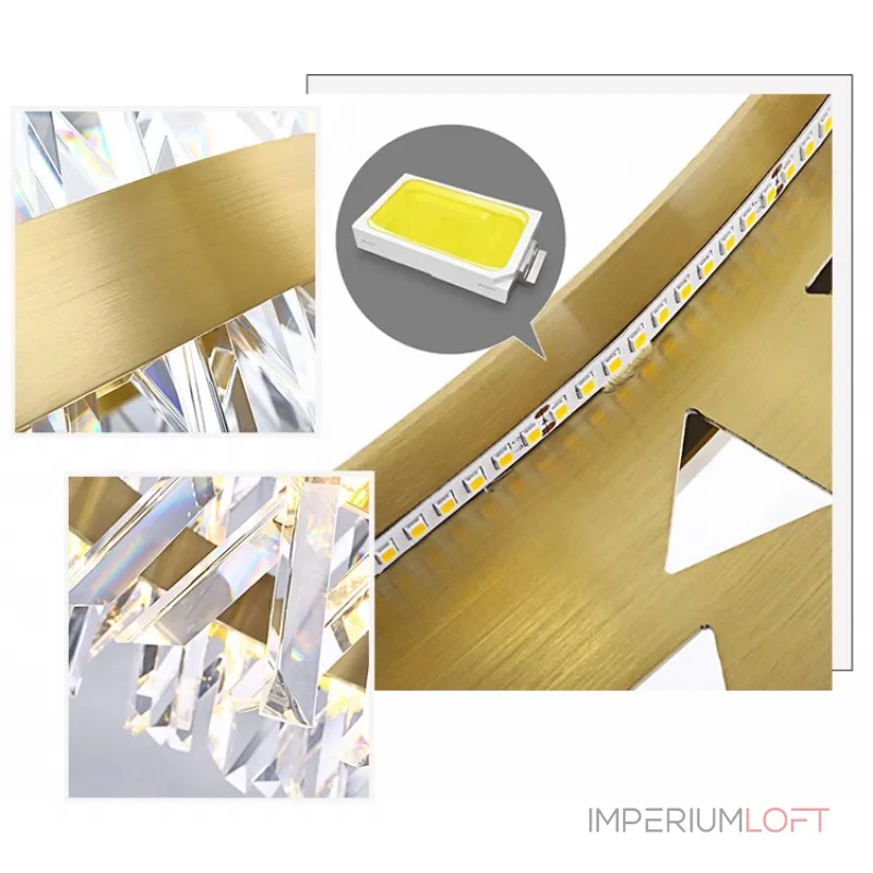 Подвесная люстра 9967P/R/D800 gold