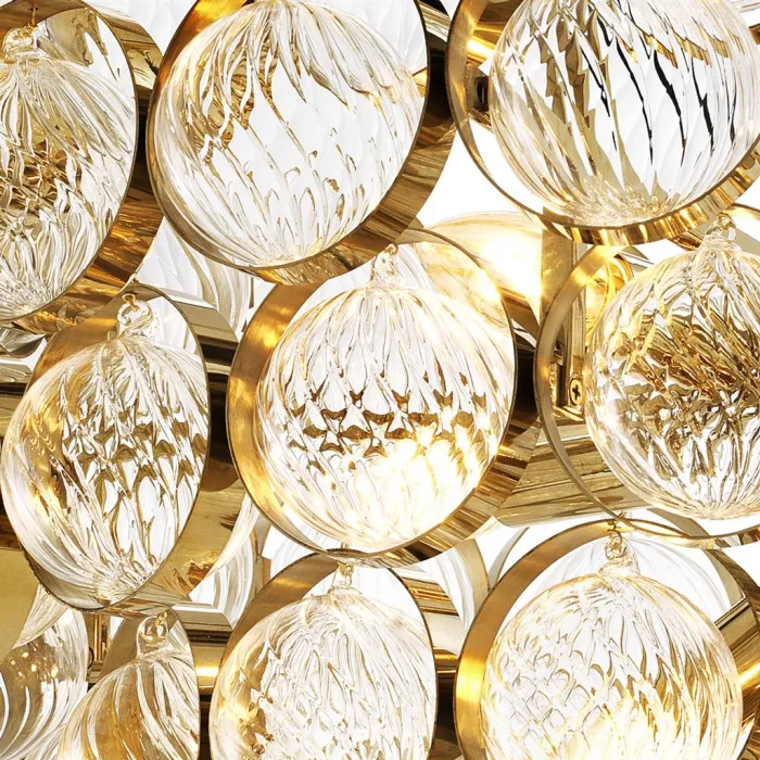 Подвесной светильник DeLight Collection Opera KM0930P-8 brass Цвет арматуры латунь Цвет плафонов прозрачный от ImperiumLoft