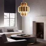 Подвесной светильник DeLight Collection Cathedral KM0847P-5 Цвет арматуры латунь Цвет плафонов латунь от ImperiumLoft