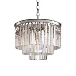 Подвесная люстра DeLight Collection Odeon KR0387P-6 chrome/clear