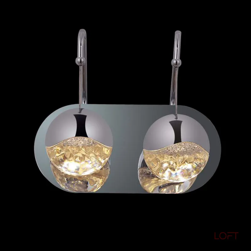 Бра DeLight Collection Globo SD3301-2C nickel Цвет арматуры никель Цвет плафонов никель