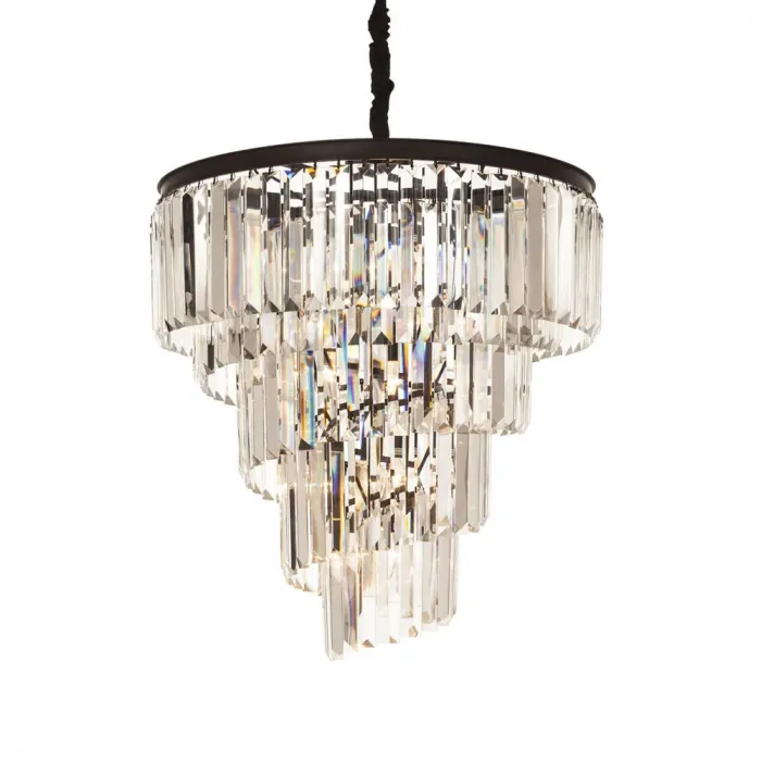 Подвесной светильник DeLight Collection Helix KR0262P-10 black/clear от ImperiumLoft