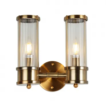 Настенный светильник Claridges 2C brass