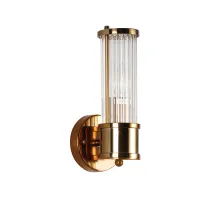 Бра DeLight Collection Claridges KM0768W-1 brass Цвет арматуры латунь Цвет плафонов прозрачный