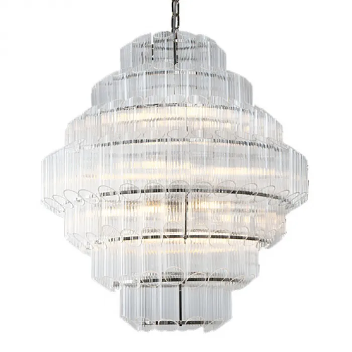 Подвесной светильник DeLight Collection Vittoria KG0769P-12A clear Цвет арматуры никель Цвет плафонов прозрачный от ImperiumLoft