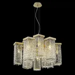 Подвесная люстра DeLight Collection 68065 P68065-12 gold Цвет арматуры золото Цвет плафонов золото от ImperiumLoft