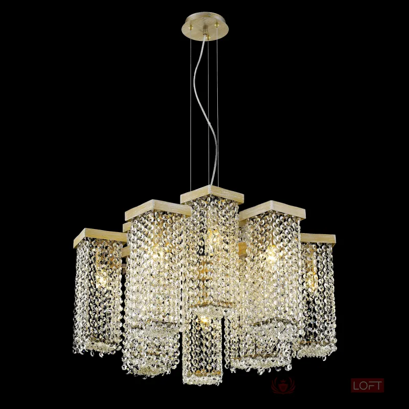 Подвесная люстра DeLight Collection 68065 P68065-12 gold Цвет арматуры золото Цвет плафонов золото от ImperiumLoft