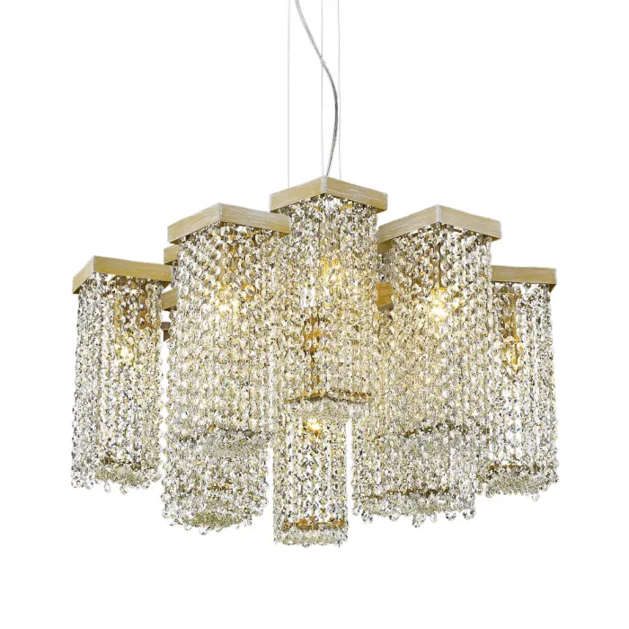 Подвесная люстра DeLight Collection 68065 P68065-12 gold Цвет арматуры золото Цвет плафонов золото от ImperiumLoft