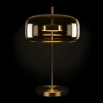 Торшер Dauphin со стеклянным плафоном