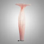 Торшер Aqua Creations Morning Glory H180 Pink с изящным текстильным плафоном