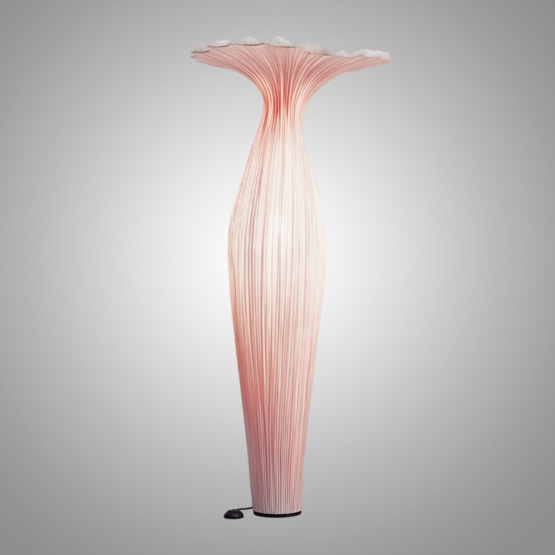 Торшер Aqua Creations Morning Glory H180 Pink с изящным текстильным плафоном Торшер Aqua Creations Morning Glory H180 Pink с изящным текстильным плафоном