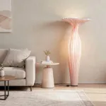Торшер Aqua Creations Morning Glory H110 Pink с изящным текстильным плафоном
