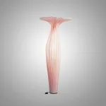 Торшер Aqua Creations Morning Glory H110 Pink с изящным текстильным плафоном