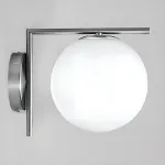 Бра FlexIC Lights Family Michael Anastassiades Chrome со стеклянным плафоном в форме шара
