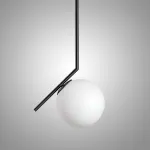 Подвесной светильник FlexIC Lights Family Michael Anastassiades D30 Black со стеклянным плафоном в форме шара