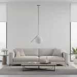 Подвесной светильник FlexIC Lights Family Michael Anastassiades D20 Chrome  со стеклянным плафоном в форме шара
