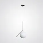 Подвесной светильник FlexIC Lights Family Michael Anastassiades D20 Chrome  со стеклянным плафоном в форме шара