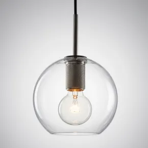 Подвесной светильник RH Utilitaire Globe Pendant Black Подвесной светильник RH Utilitaire Globe Pendant Black