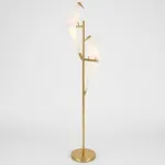 Торшер Origami Bird Floor two lamps