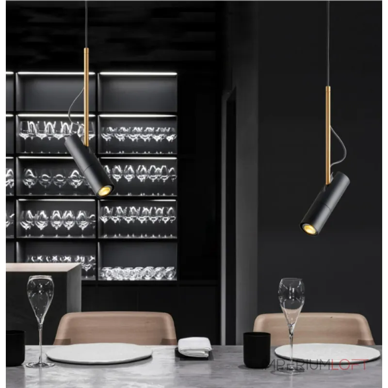 Подвесной светильник Сamera Black с поворотным плафоном Подвесной светильник Сamera Black с поворотным плафоном