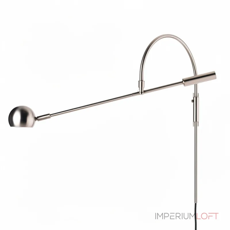 Бра Restoration Hardware ORBITER II Wall lamp Black с поворотным плафоном Бра Restoration Hardware ORBITER II Wall lamp Black с поворотным плафоном