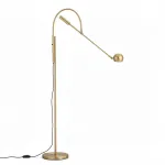 Торшер Restoration Hardware ORBITER II Task Floor Brass с поворотным плафоном