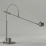 Настольная лампа Restoration Hardware ORBITER II desk lamp Black с поворотным плафоном