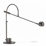 Настольная лампа Restoration Hardware ORBITER II desk lamp Black с поворотным плафоном
