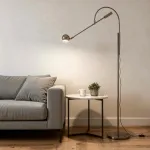 Торшер Restoration Hardware ORBITER II Task Floor Black с поворотным плафоном
