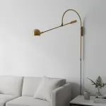 Бра Restoration Hardware ORBITER II Wall lamp Brass с поворотным плафоном