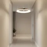 Подвесная люстра Light Ring Horizontal D40 Хром с акриловым плафоном