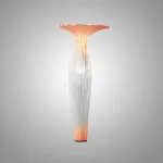 Торшер Aqua Creations Morning Glory H110 Orange с изящным текстильным плафоном