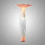 Торшер Aqua Creations Morning Glory H150 Orange с изящным текстильным плафоном