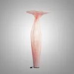Торшер Aqua Creations Morning Glory H150 Розовый с изящным текстильным плафоном