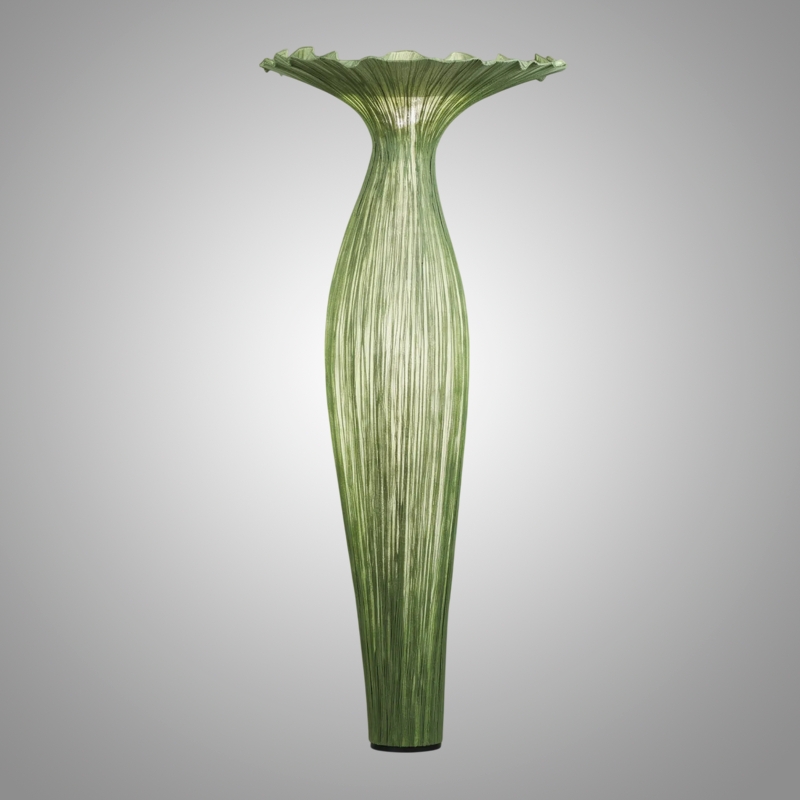 Торшер Aqua Creations Morning Glory H180 Green с изящным текстильным плафоном Торшер Aqua Creations Morning Glory H180 Green с изящным текстильным плафоном