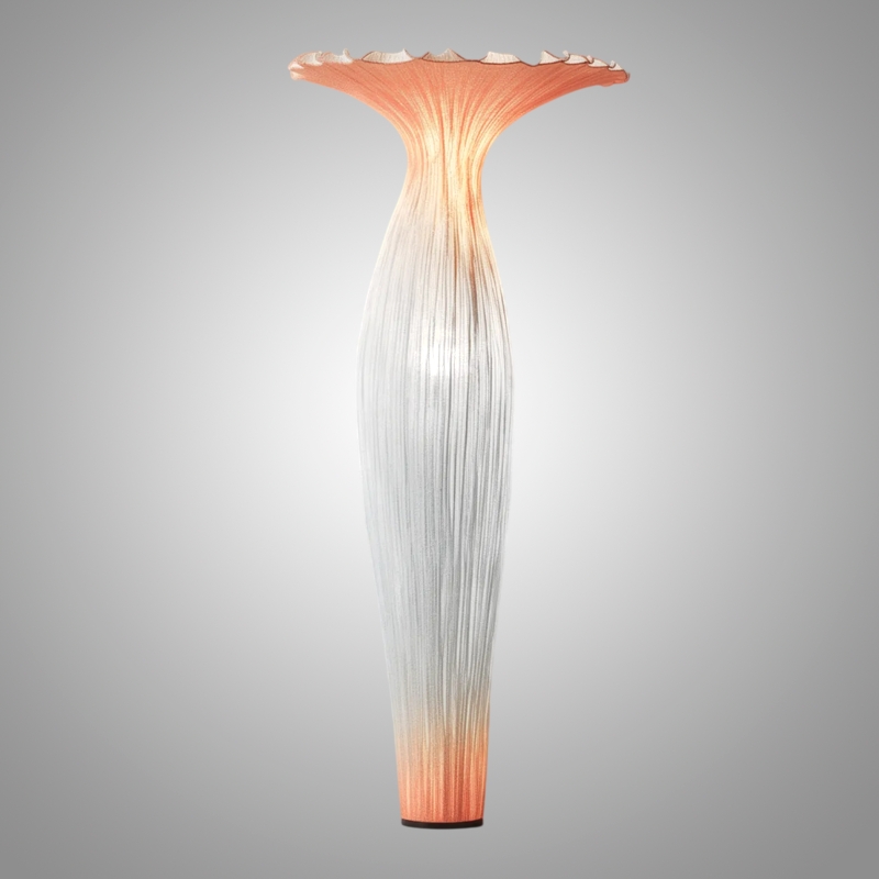 Торшер Aqua Creations Morning Glory H180 Orange с изящным текстильным плафоном Торшер Aqua Creations Morning Glory H180 Orange с изящным текстильным плафоном