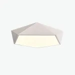 Потолочный светодиодный светильник GEOMETRIC White D40  в лаконичном строгом стиле