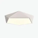 Потолочный светодиодный светильник GEOMETRIC White D50  в лаконичном строгом стиле