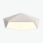 Потолочный светодиодный светильник GEOMETRIC White D60 в лаконичном строгом стиле